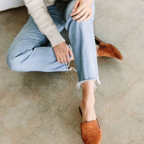 Jenni Kayne Brown Suede Mules - Picture 3 of 11